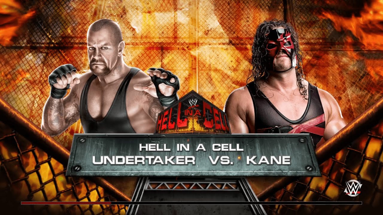 Undertaker vs Kane Hell in a Cell match WWE 2K15 PC 60 FPS