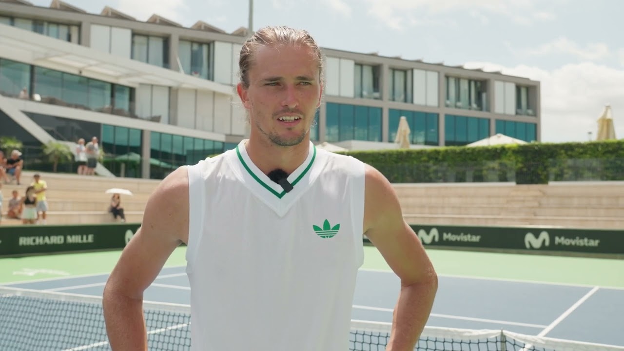 Alexander Zverev at the Rafa Nadal Academy