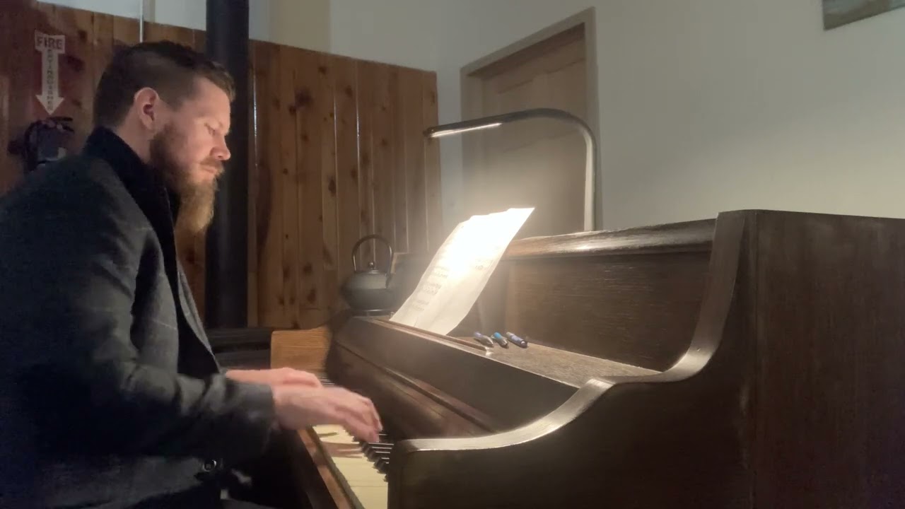 Dark is the Night - Темная ночь - Piano Cover -  Old Soviet Russian Song