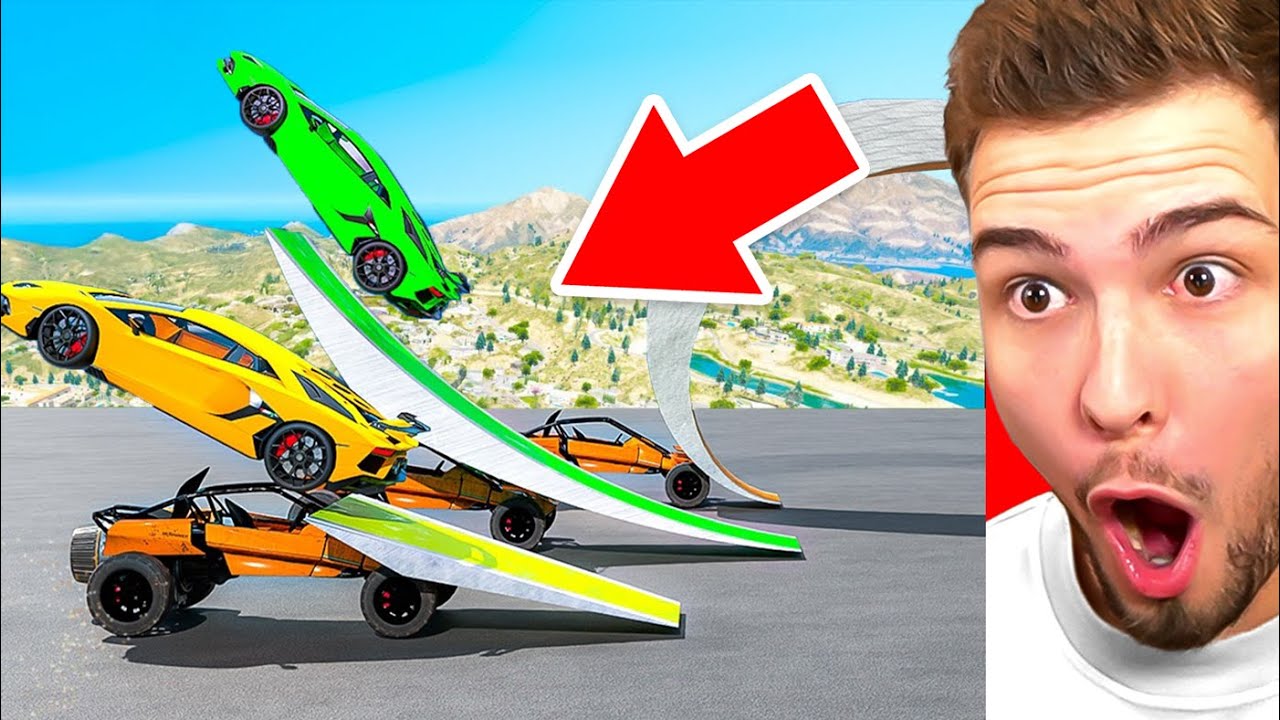 EXTREM SCHWERE RAMPEN  vs. HACKER AUTOS! (GTA 5)