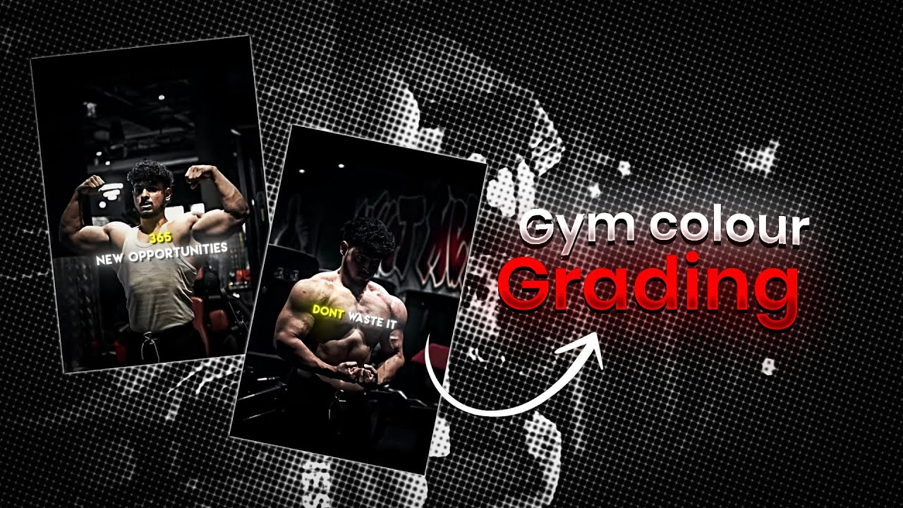 How to edit gym colour grading in CapCut || step-by-step tutorial