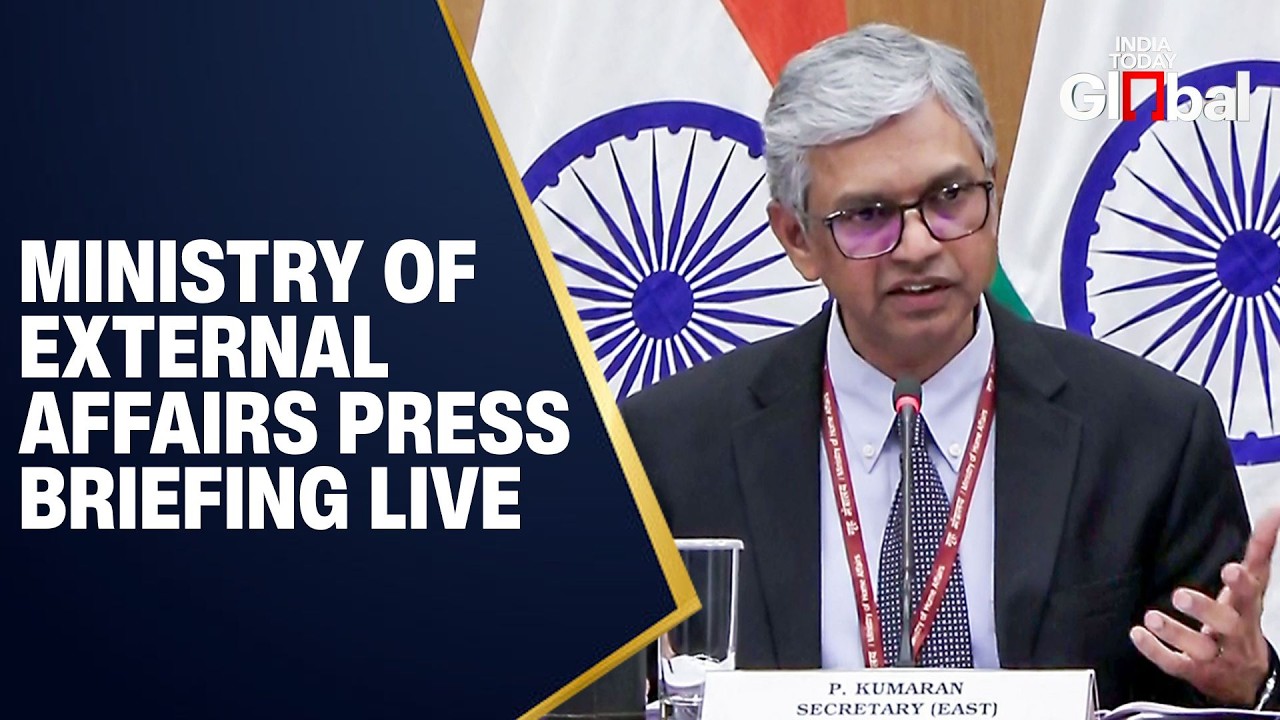 LIVE: MEA Press Briefing on Canadian PM Visit & US‑Israel Attack on Iran