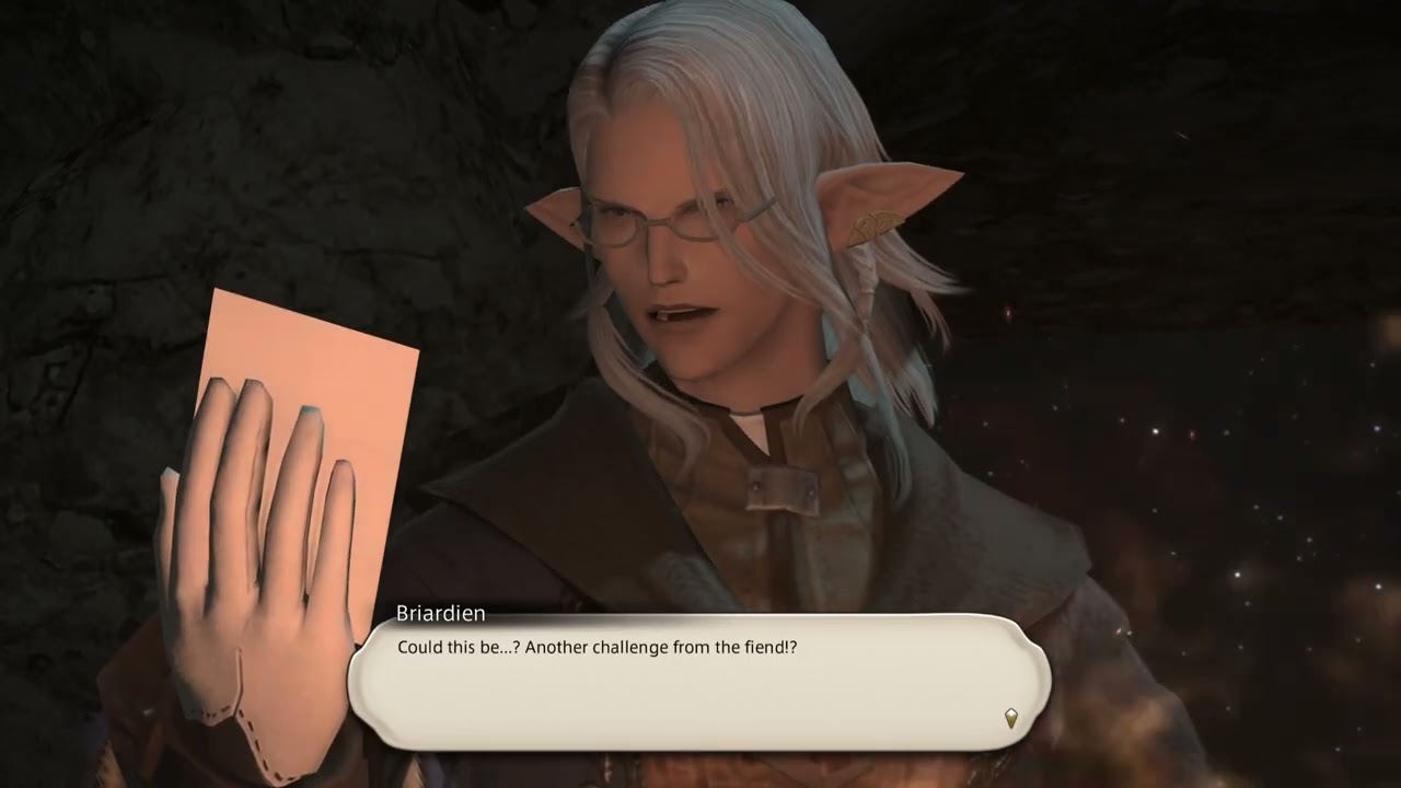 FINAL FANTASY XIV - Briardien falls for ellie.