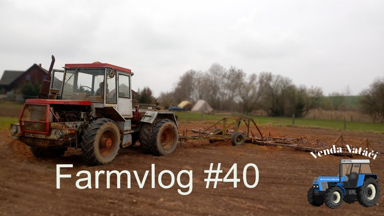 Farmvlog #40 / Škoda ŠT 180 & Smykobran 11m / Příprava 2025 / Legenda v poli !