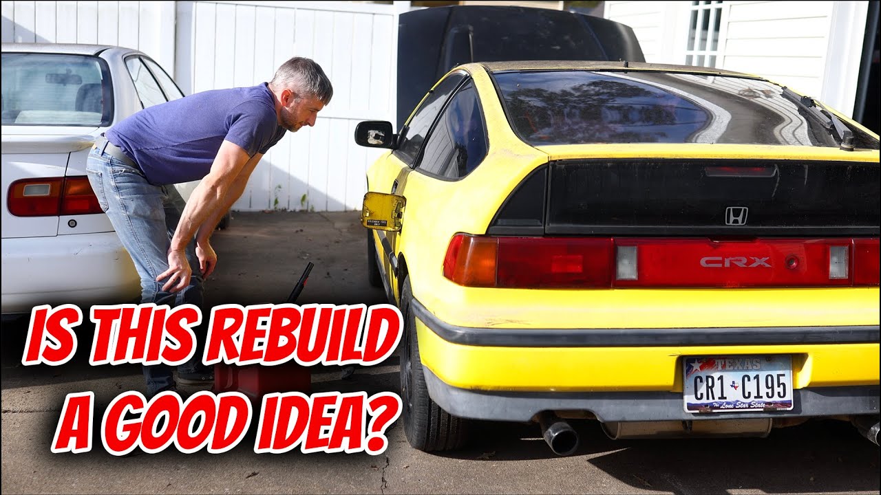 1989 Y49 CRX Si Ребилд Часть 2