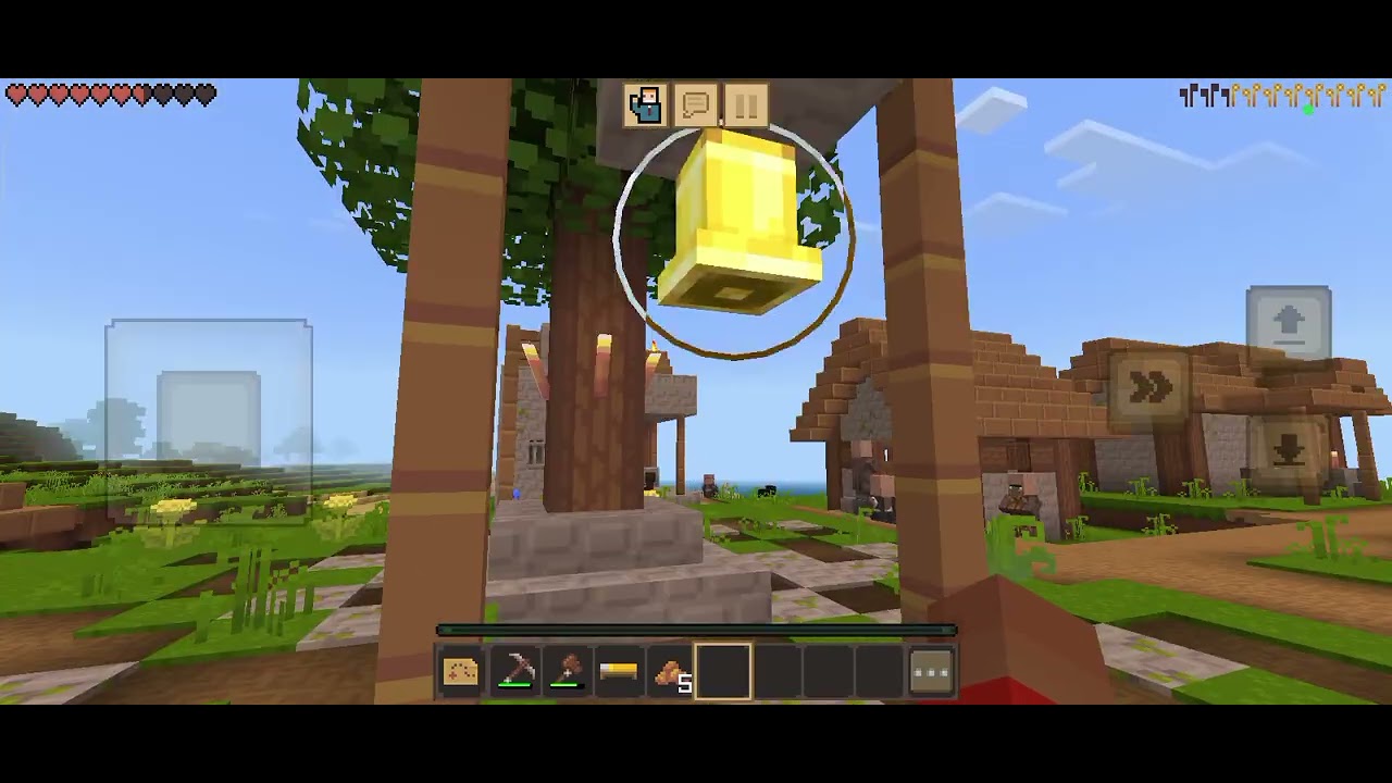 Jogando Minecraft falso