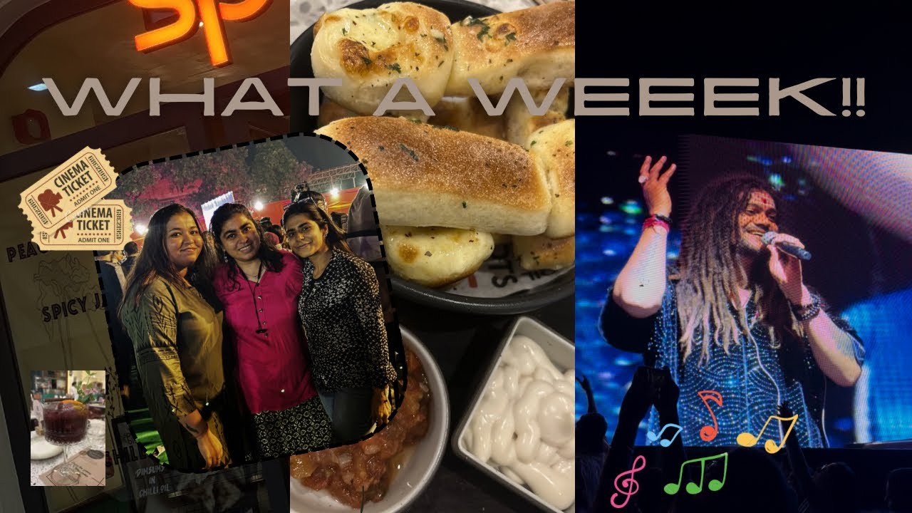 What a week!!! Hansraj Raghuvanshi concert + movie time 🍿🎬🎸
