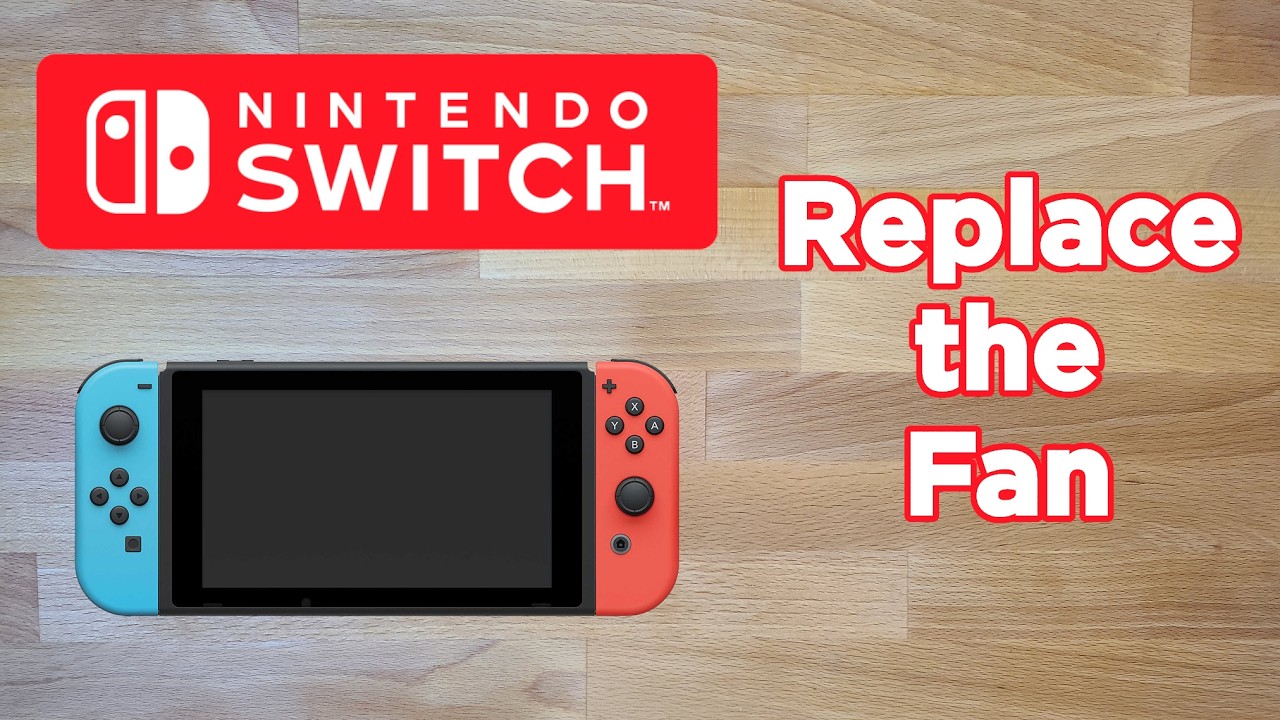Замена вентилятора в Nintendo Switch (и замена термопасты)