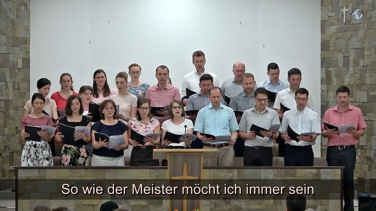 So wie der Meister möcht ich immer sein