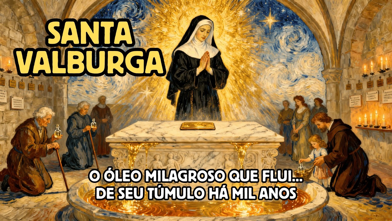 25 de Fevereiro - Santa Valburga: O Óleo Milagroso Que Flui de Seu Túmulo Há Mil Anos