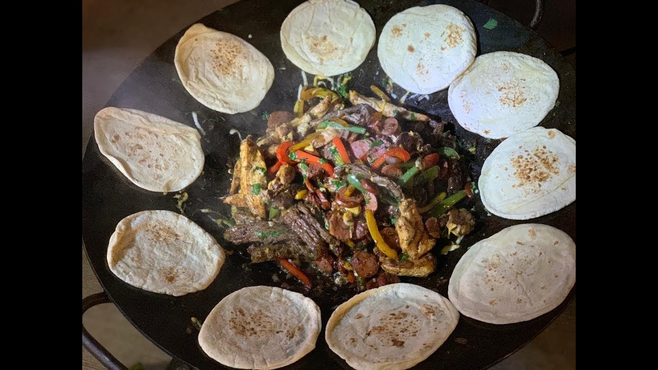 Fajitas on the Cowboy Wok