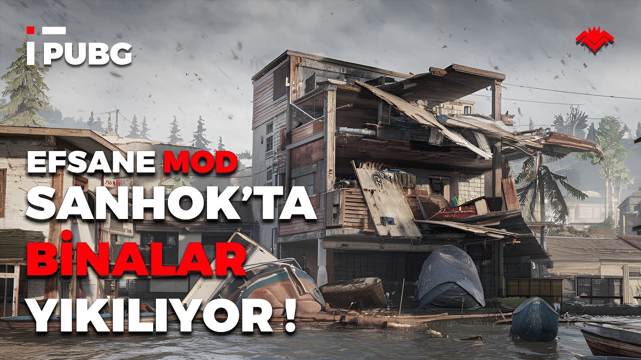 YENİ SANHOK MODU! BİNALAR YIKILIYOR FENAA! - #PUBG #SOLO