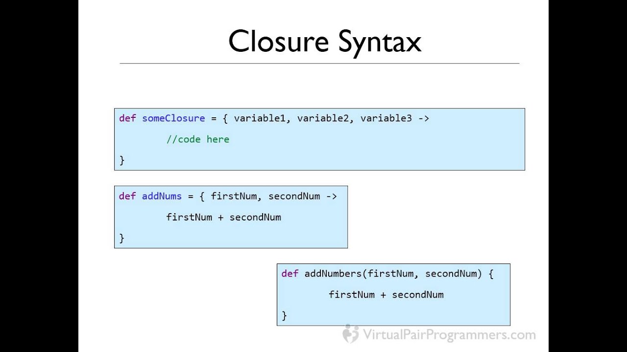 Groovy - Closures Full Chapter