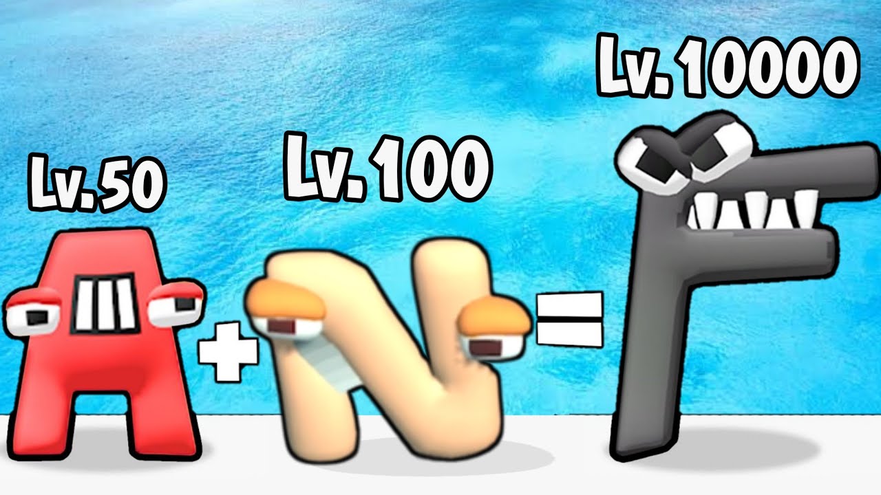 MERGE 'ALPHABET LORE' Run - abc, Merge Battle Game (Part 01) abcdefghijklmnopqrstuvwxyz