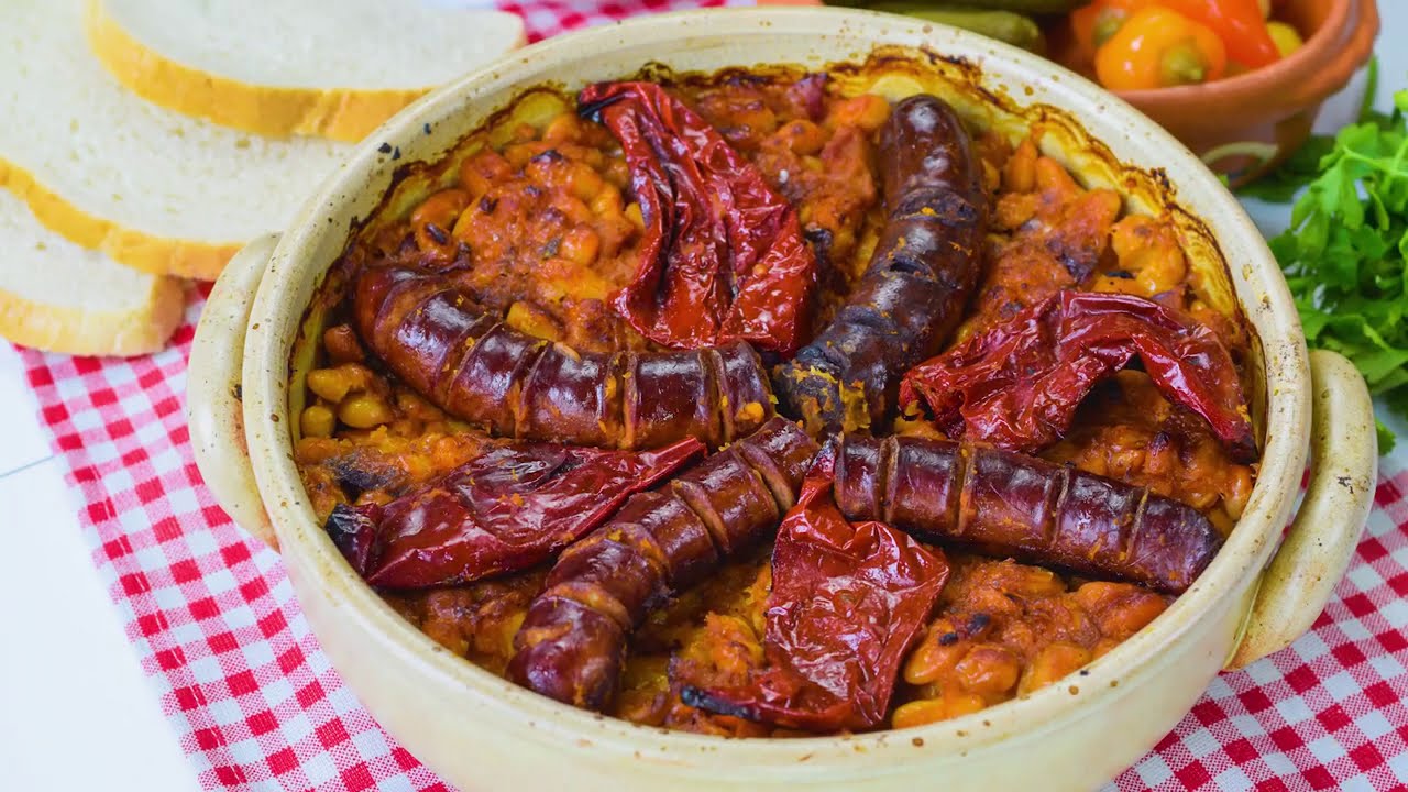 Pasulj koji je osvojio mog muža -  (Gravče - Tavče) moj omiljeni recept za pasulj sa kobasicom