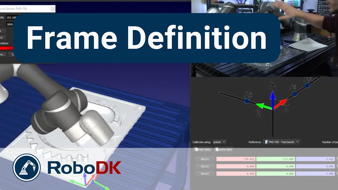How to Position a Part for Accurate Robot Offline Programming - Reference Frame Definition - RoboDK