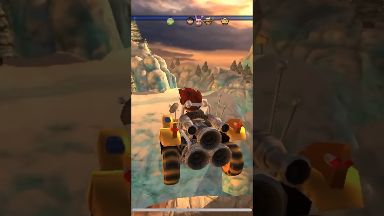 Achievement Unlocked- Long Jump- Beach Buggy Racing Fire and Ice Secret Shortcut Luna Rover Gold