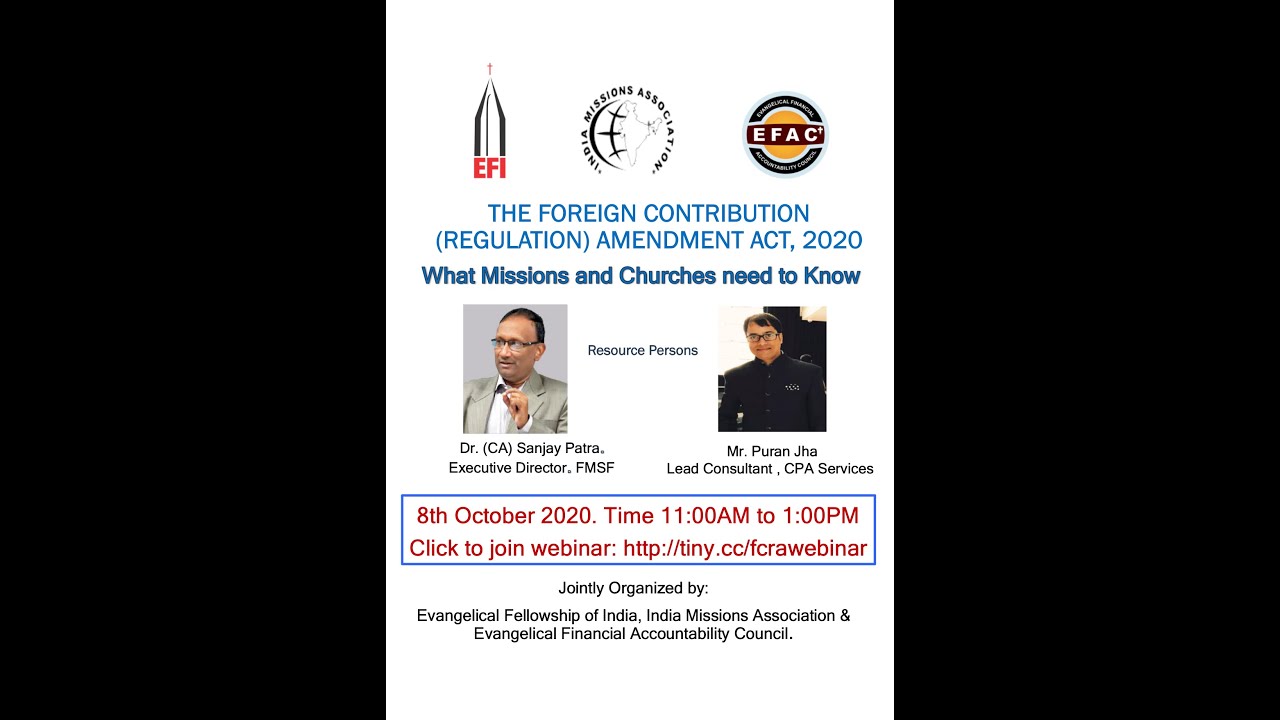 Webinar on FCRA Amendment Act 2020
