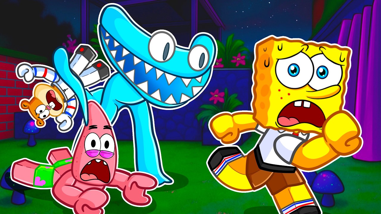 Мы играли в RAINBOW FRIENDS в Roblox...