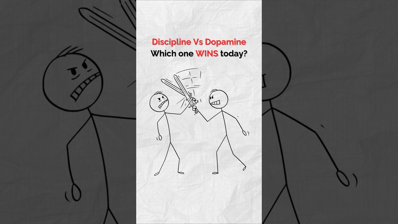 Discipline vs Dopamine: How to Win the Battle | Monday Motivation #shorts