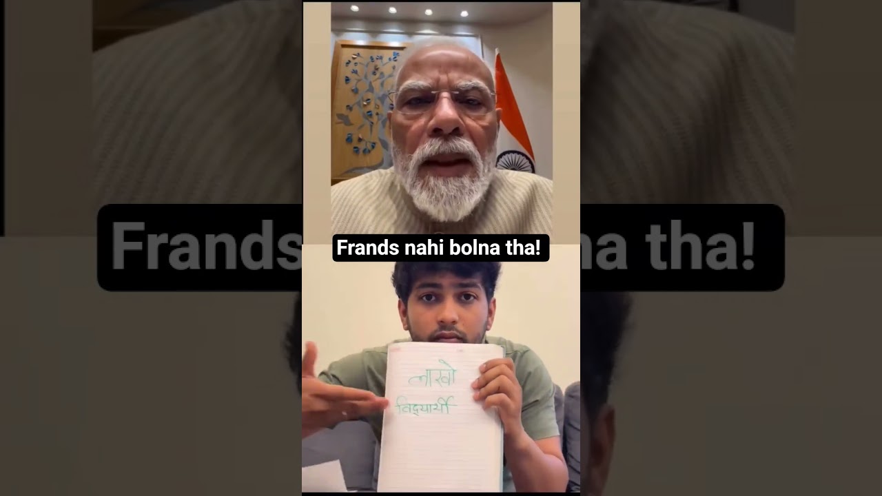 Modi's Slow Speech Becomes Gen Z Meme Material! #modimemes #studentprotest