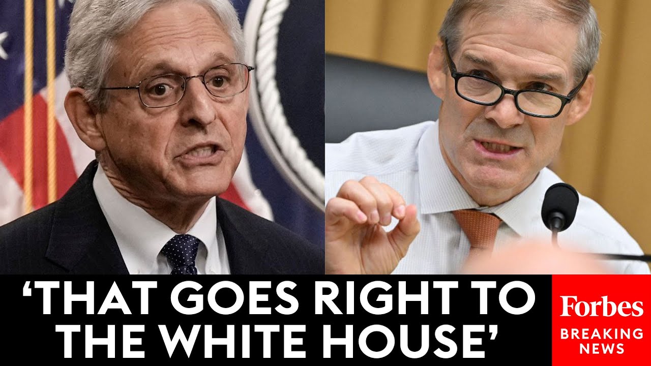 BREAKING NEWS: Jim Jordan Confronts Merrick Garland Over Investigation Into The Bidens