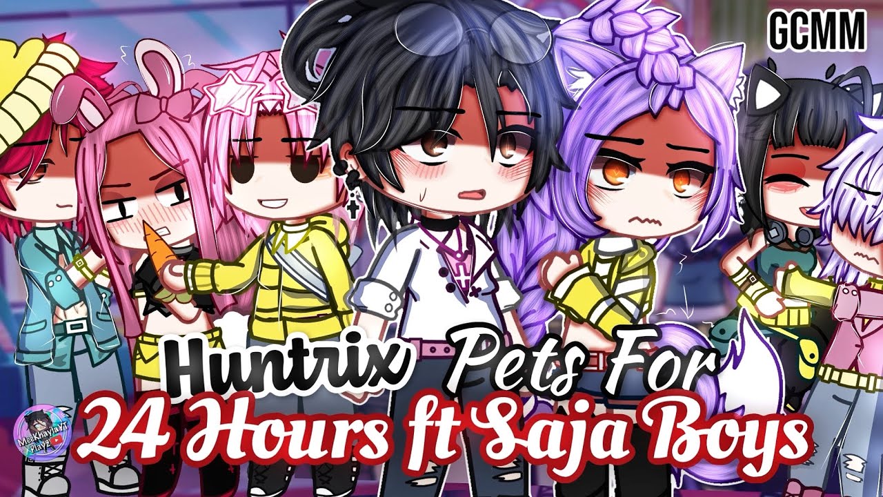 HUNTRIX Pets For 24 Hours при участии SAJA Boys | KPOP Demon Hunters | GLMM / GCMM | Мини-фильм G...