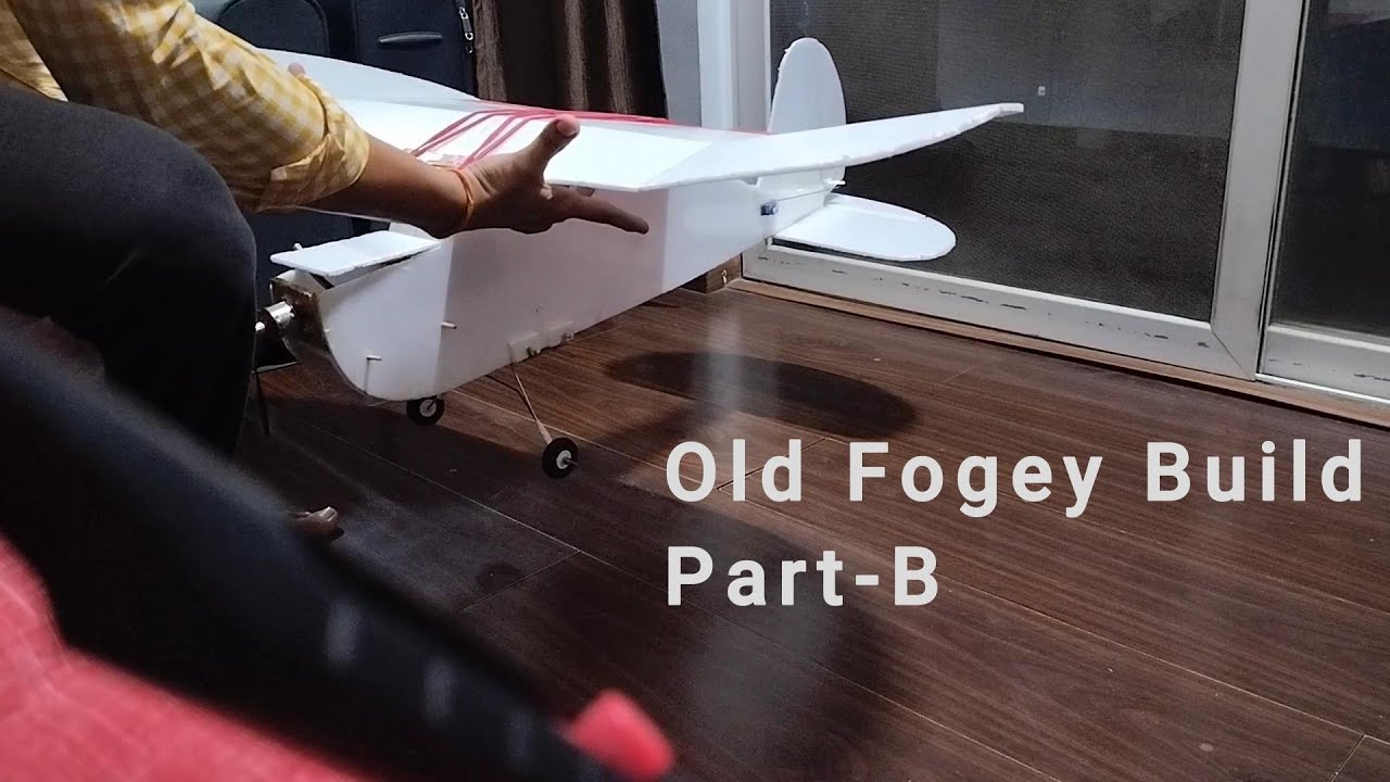 Old Fogey RC Plane Build & Maiden Flight | Part 02 | Easy Slow Flyer RC Plane