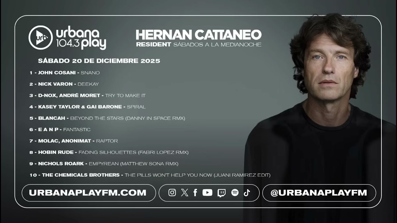 BLANCAh - Beyond The Stars (Danny In Space Remix) / Cut Hernan Cattaneo Resident 763, 20/12-2025