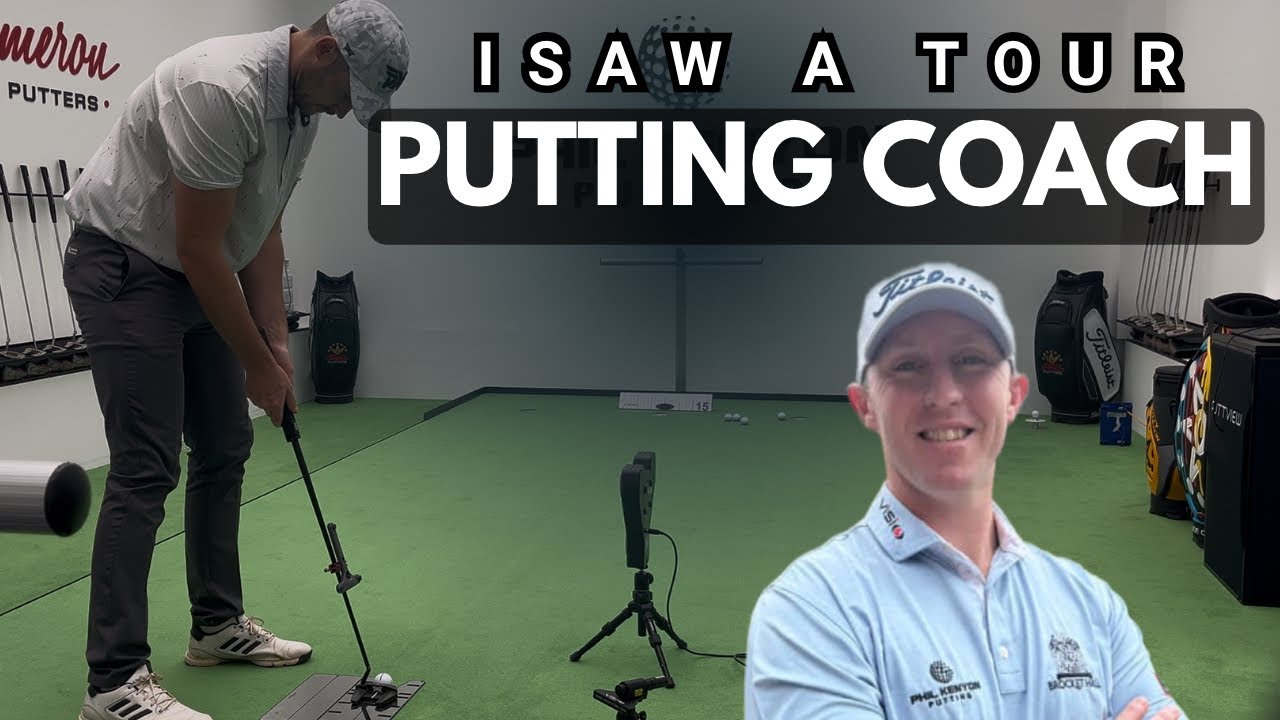 I saw a TOUR putting coach for a lesson!!