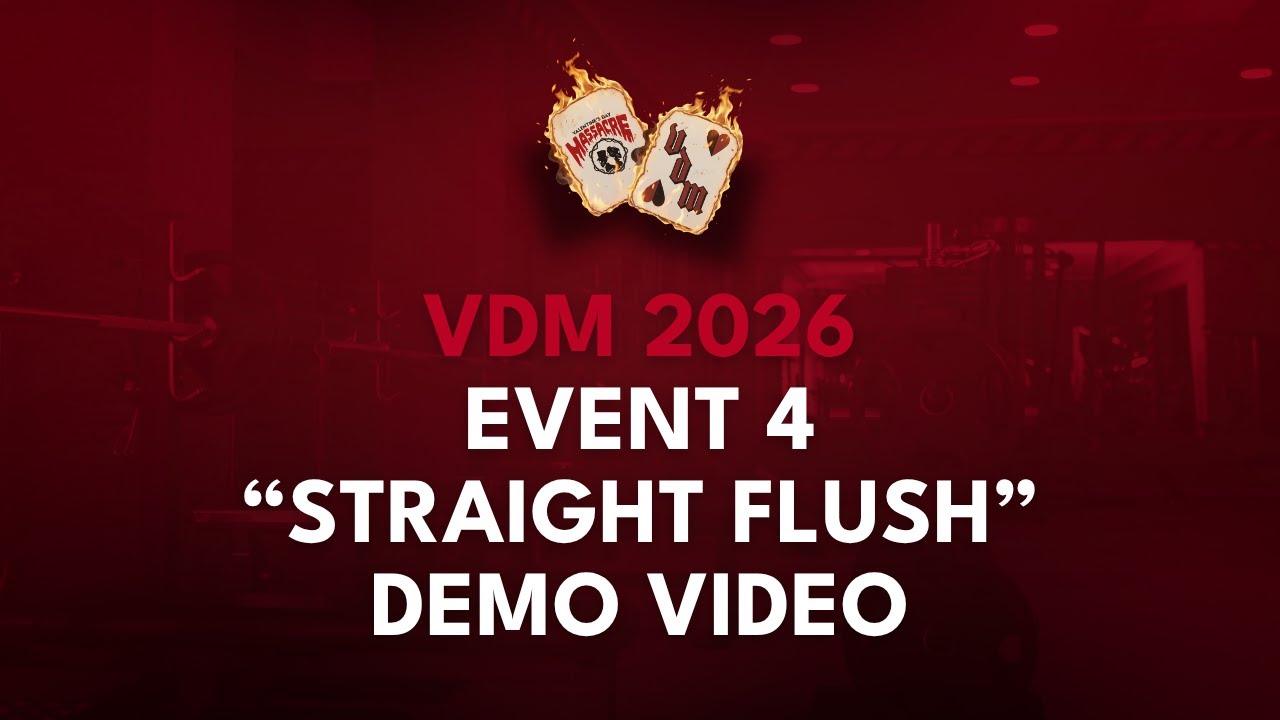 VDM 2026 | Event 4 - Straight Flush