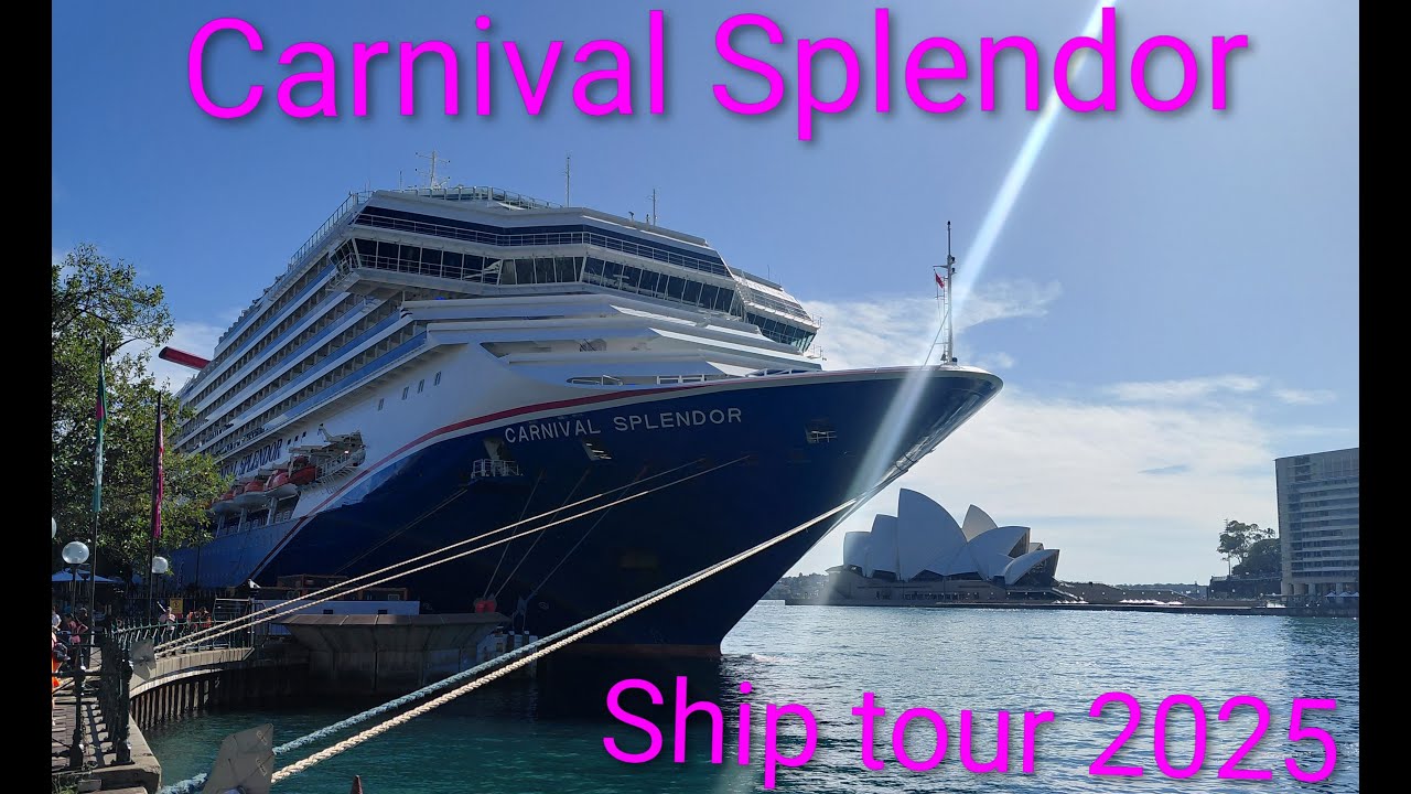 Carnival Splendor Walking tour 2025