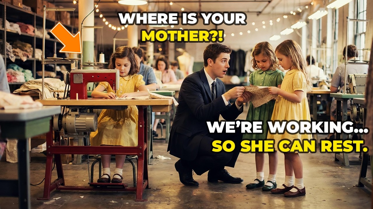 POOR TRIPLETS WORK AT BILLIONAIRE CEO'S FACTORY FOR MOM – HIS REACTION TO THE TRUTH IS UNREAL