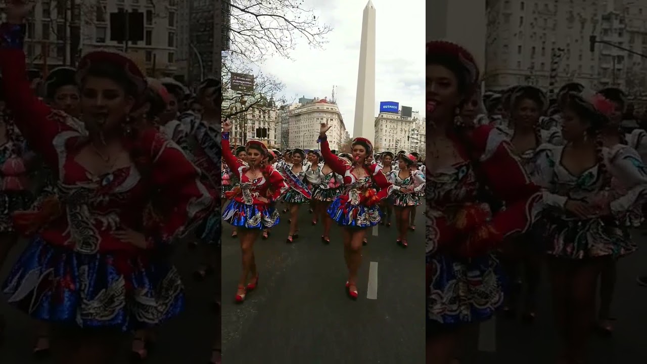 AV DE MAYO 2022 CAPORALES SAN SIMÓN LA PAZ #caporales #bolivia #folklore #avdemayo #shorts #tupay