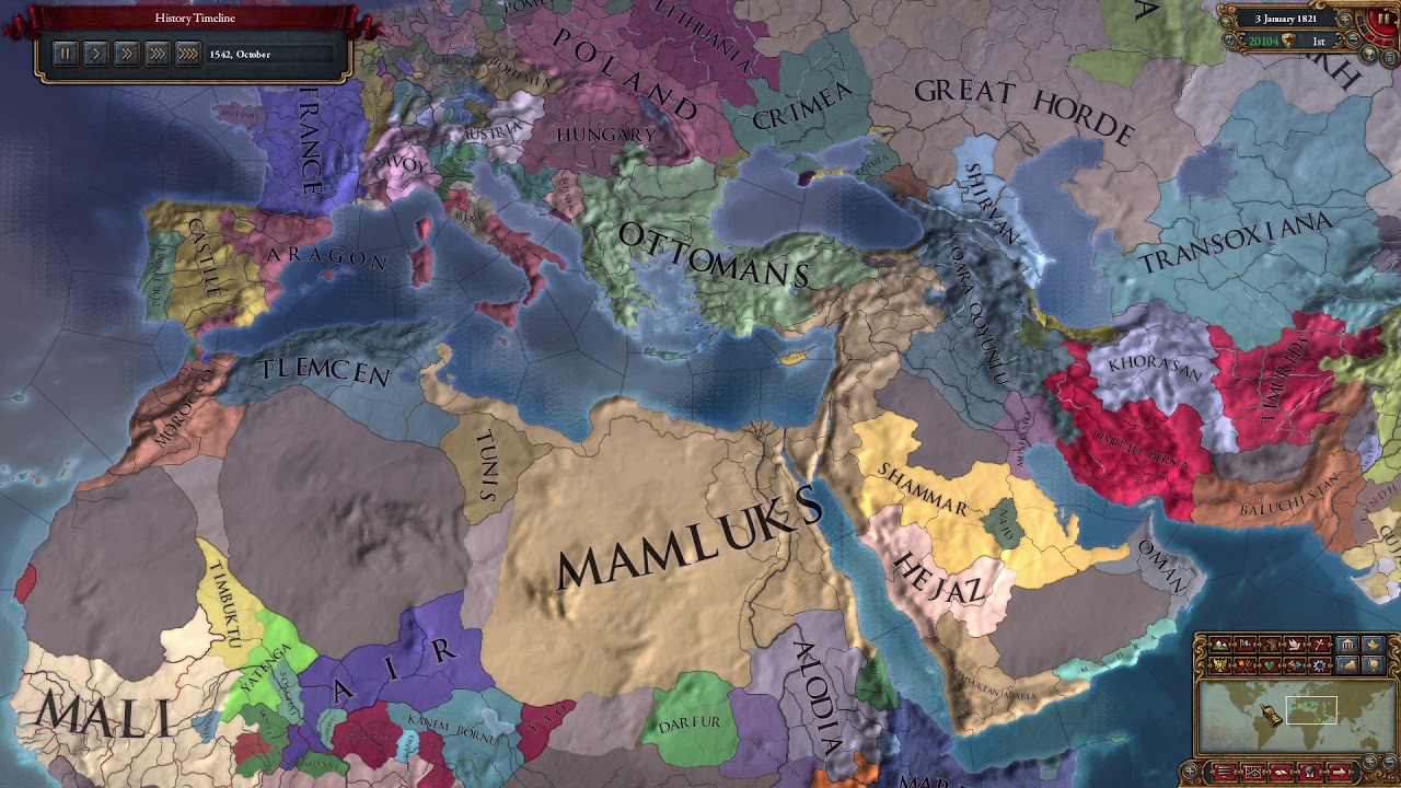 Europa Universalis IV - History Timeline - Mamelucchi