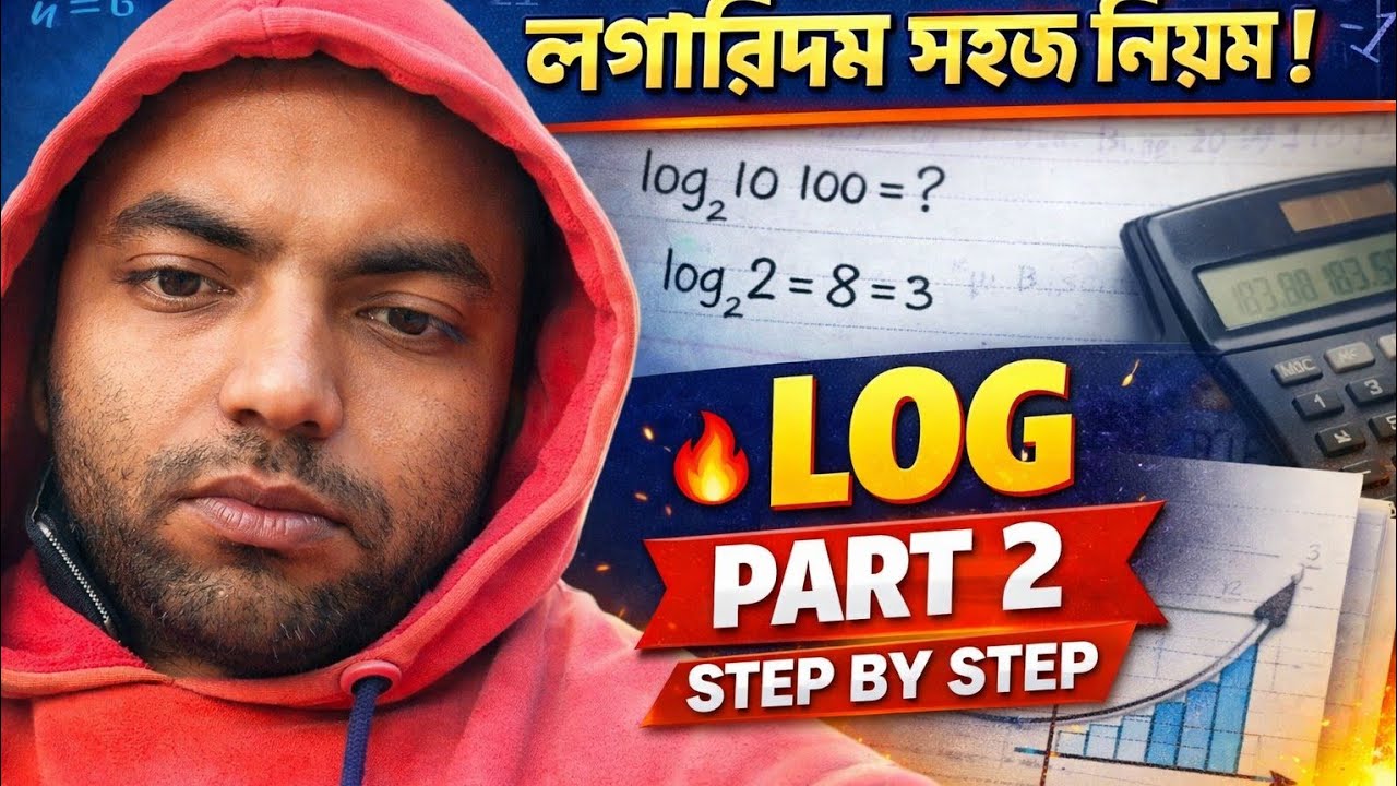 “লগারিদম সহজ নিয়ম Part 2 🔥 | Step by Step Logarithm Bangla | Saikat Bong Maths”