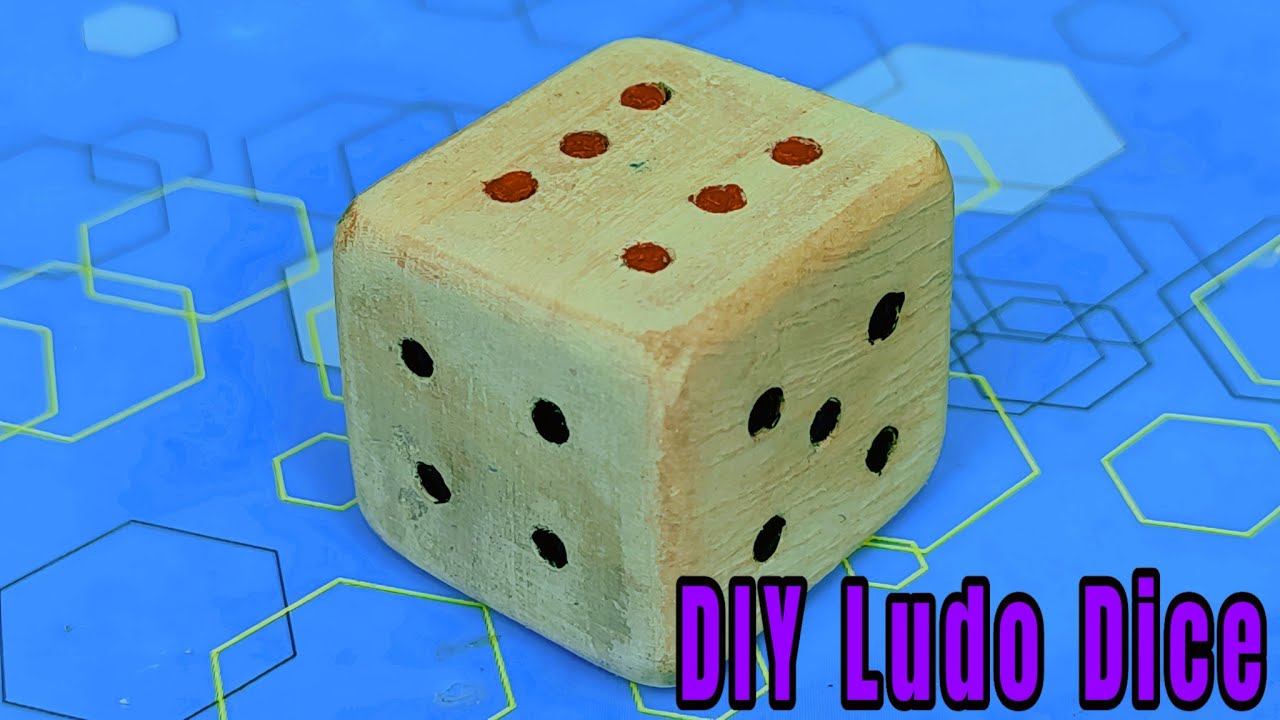 How to Make a Wooden Dice from Scrap Wood | DIY Handmade Dice for Ludo & Board Games