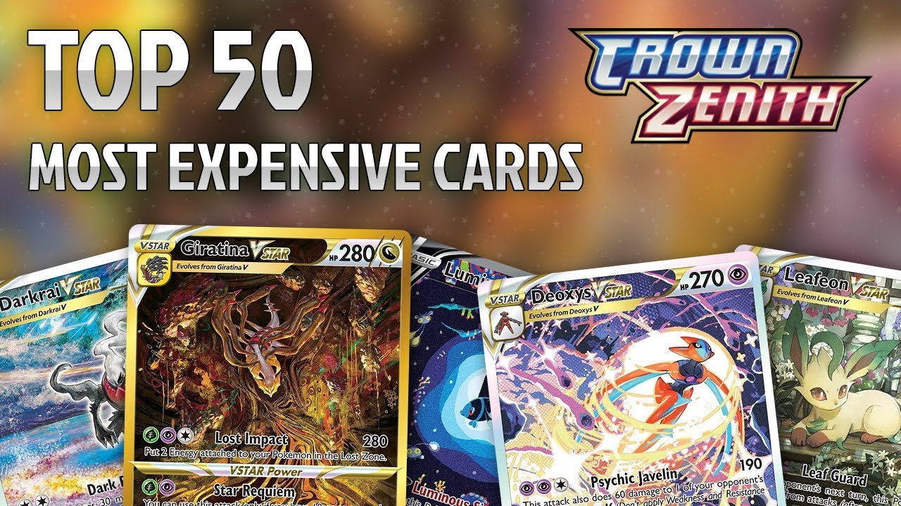 TOP 50 Crown Zenith Pokemon Cards