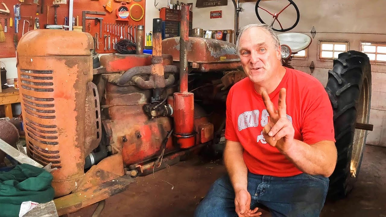 Переоборудование Farmall Super C на 12 вольт с помощью генератора
