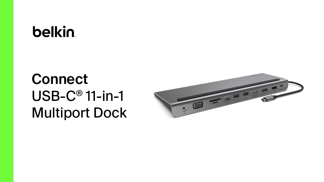 USB-C 11-in-1 Multiport Dock - The Ultimate Workspace Solution