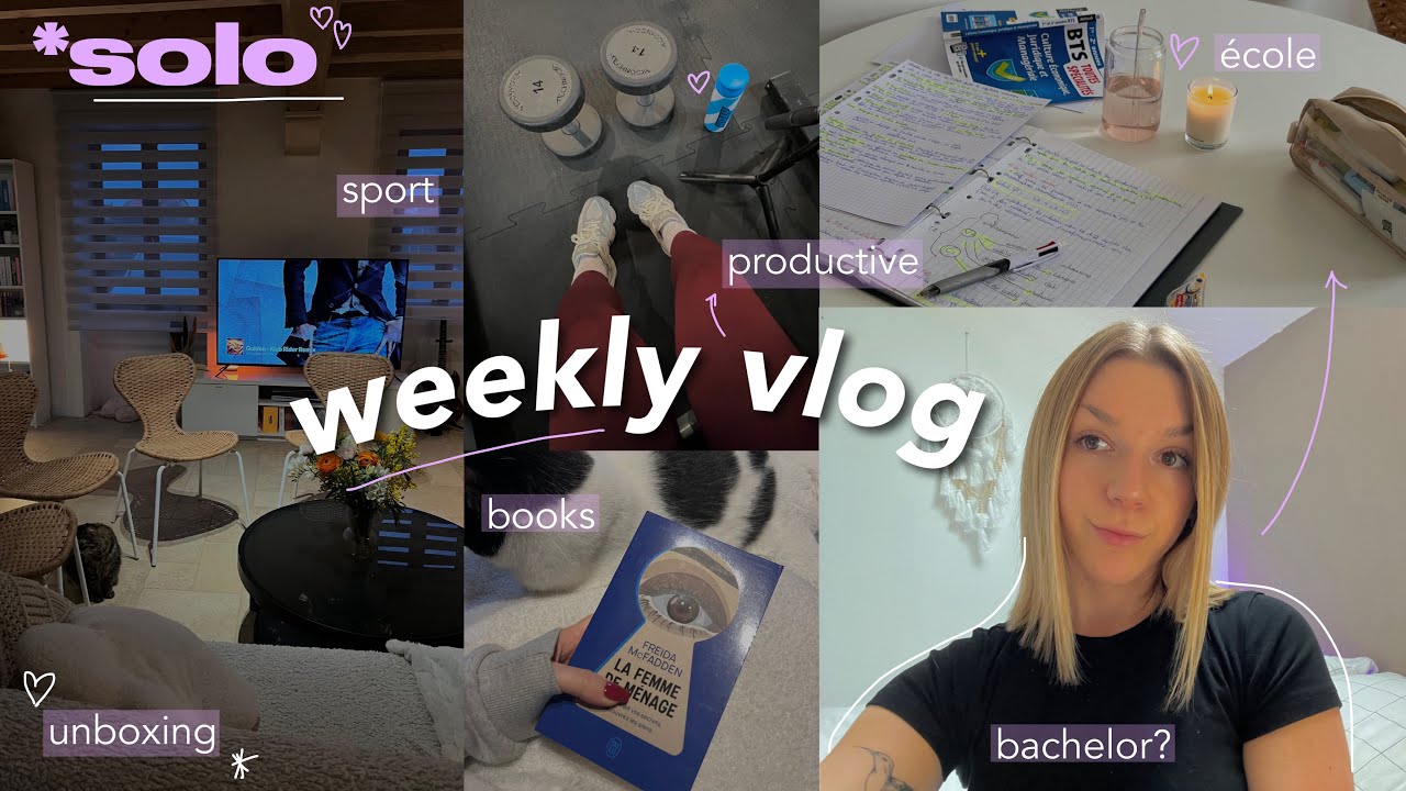 ma VIE D'ÉTUDIANTE 3.0 | bachelor, être seule, bookhaul, unboxing and more