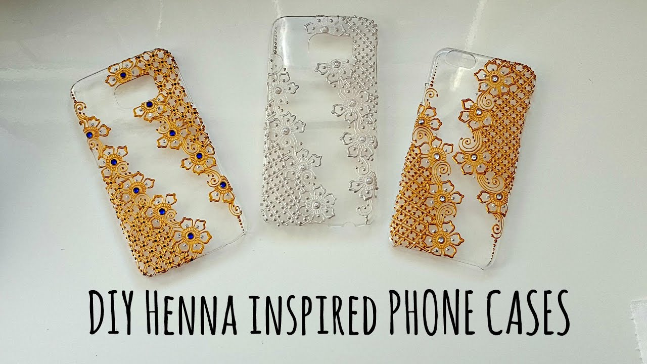 DIY Henna Inspired Phone cases | Henna Art by Aroosa