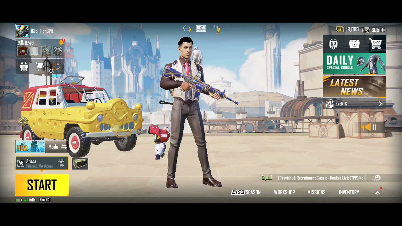 PUBG Mobile New Mirror World | Lobby Soundtrack C1S3 | 23 November 2021
