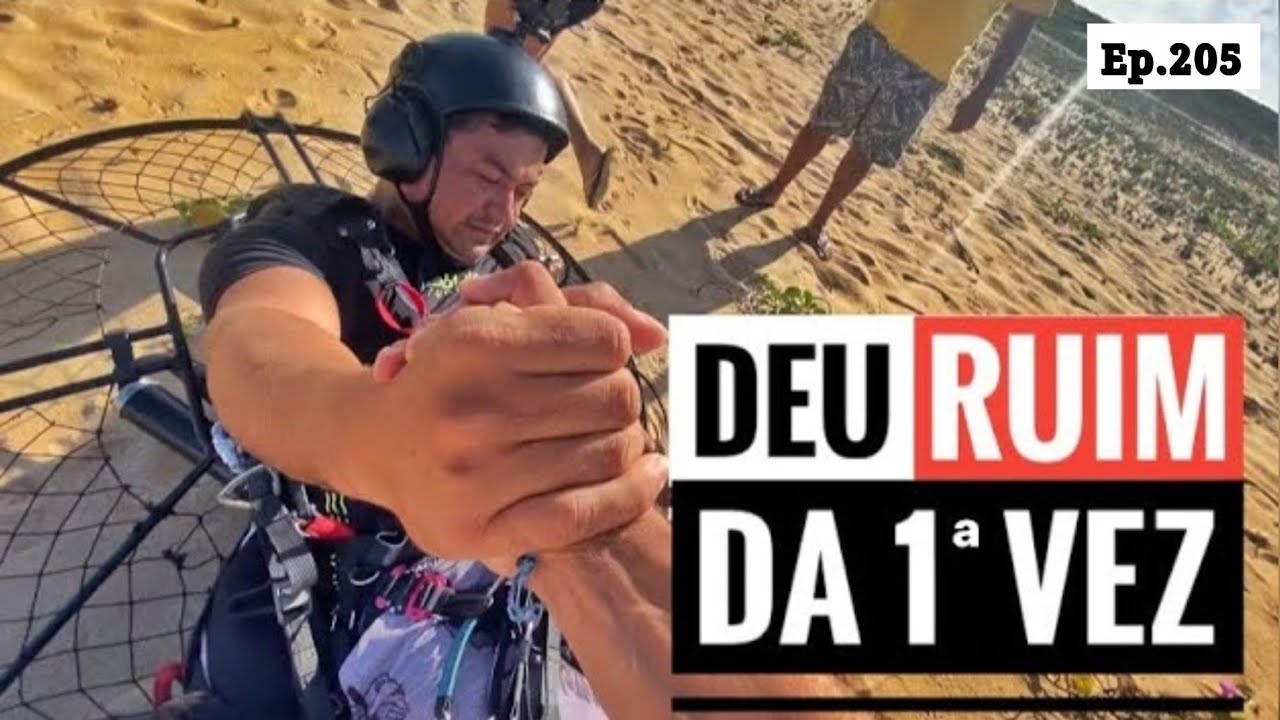 FIZ meu PRIMEIRO VOO PARAMOTOR.
