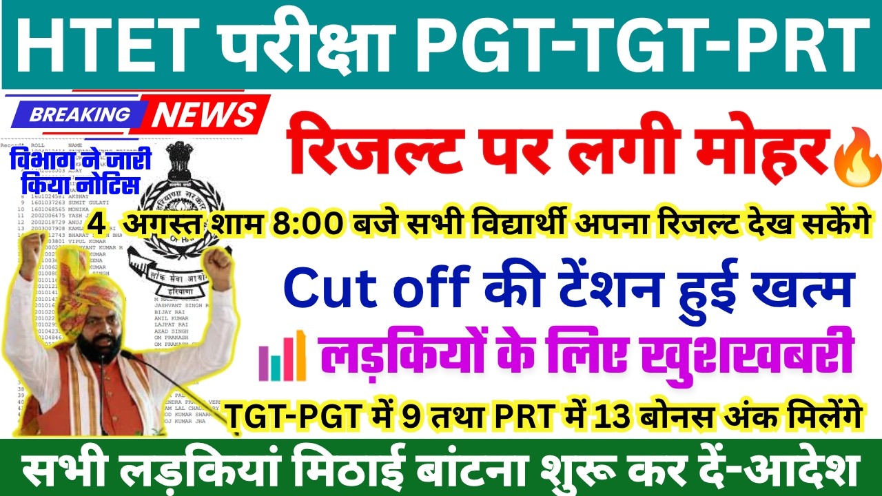 HTET RESULT 2026 | HTET LATEST NEWS TODAY | HTET PGT TGT PRT LATEST NEWS TODAY | HTET RESULT UPDATE