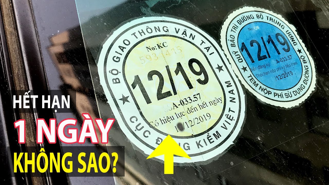 Tem đăng kiểm &ocirc; t&ocirc; hết hạn 1 ng&agrave;y c&oacute; bị phạt kh&ocirc;ng? | TIPCAR TV