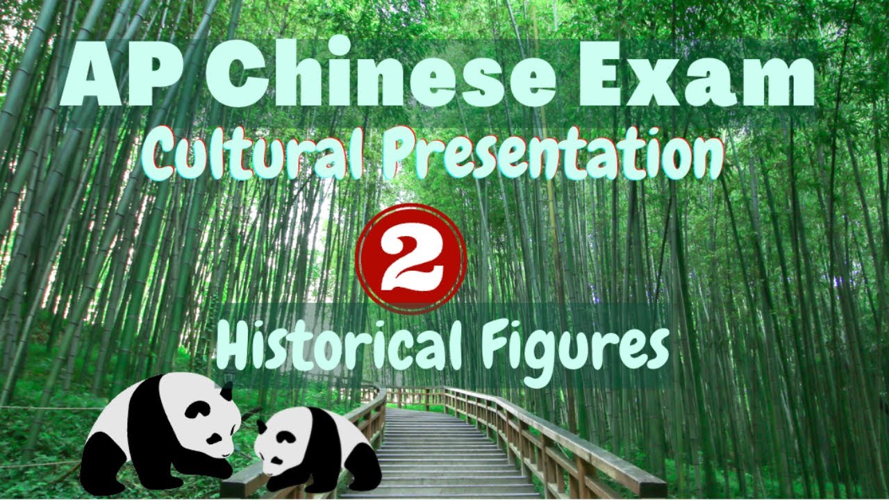 How to prepare for AP Chinese Exam Cultural Presentation (2): Historical Figures