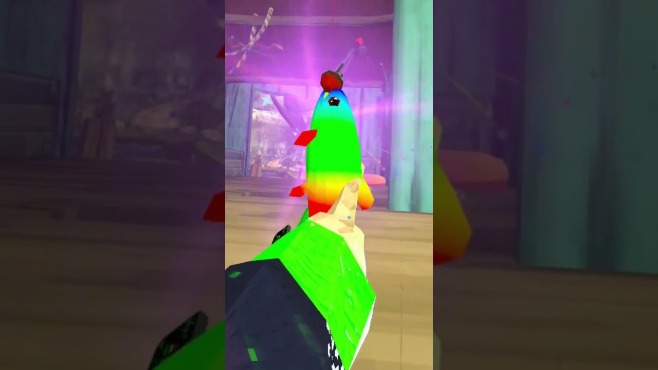 Я поймал новую радужную рыбку в Animal Company #смешно #animalcompany #vr #обновление @AnimalComp...