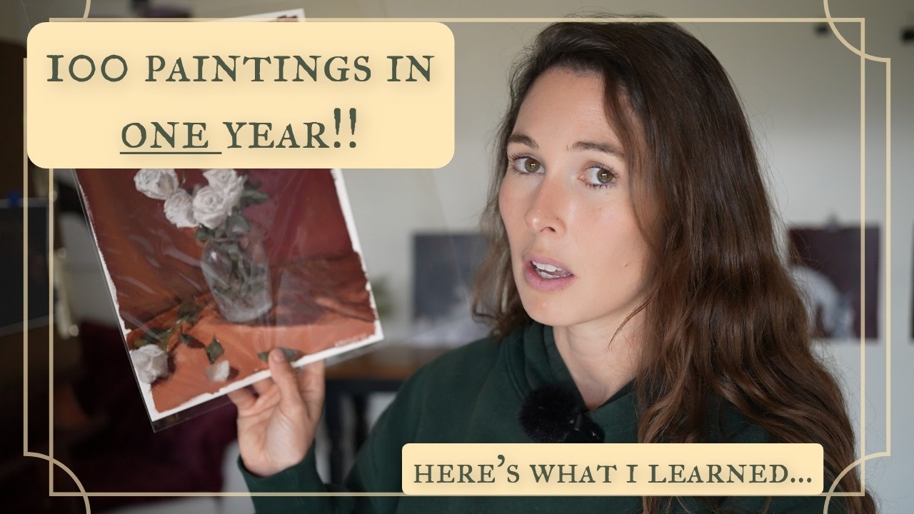 I've painted 100 PAINTINGS this YEAR.  Here's what I learned... it's changed my art forever.