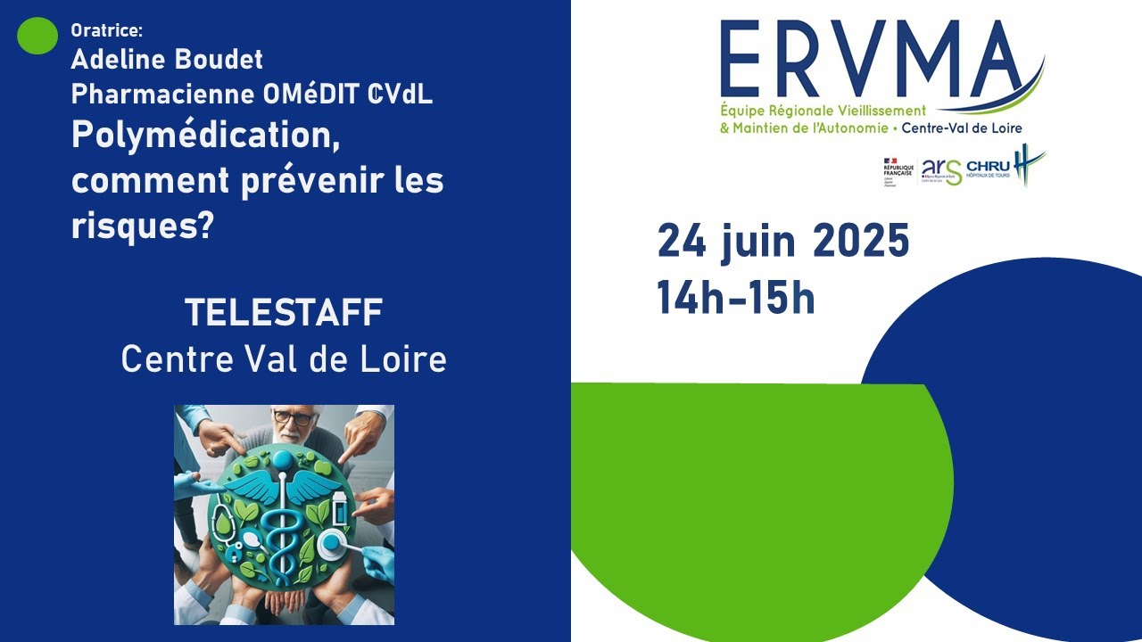 Téléstaff régional « Polymédication : comment prévenir les risques ? » (24/06/2025)